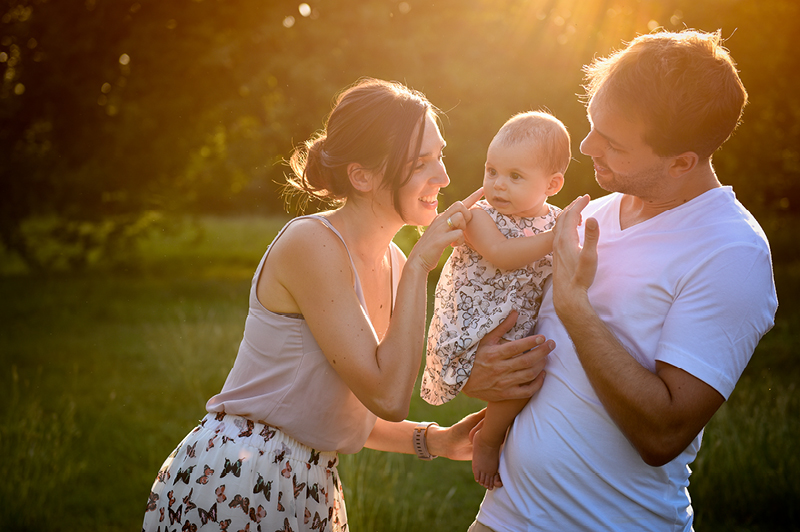 Servizio fotografico famiglia aperto Bergamo